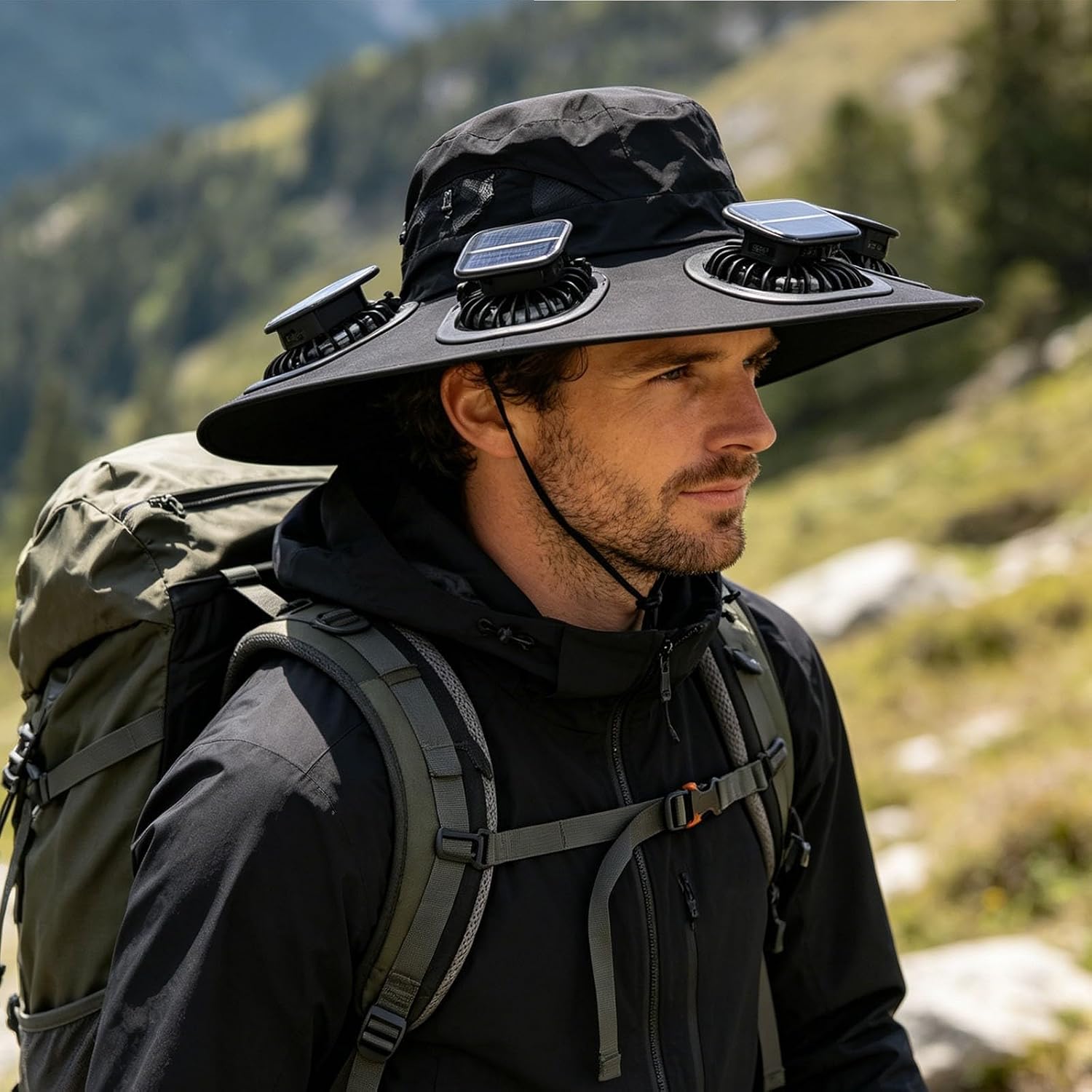2026年ホットサマー6ファンバイザーキャップソーラーファン - Fishing Hat のレビューと価格