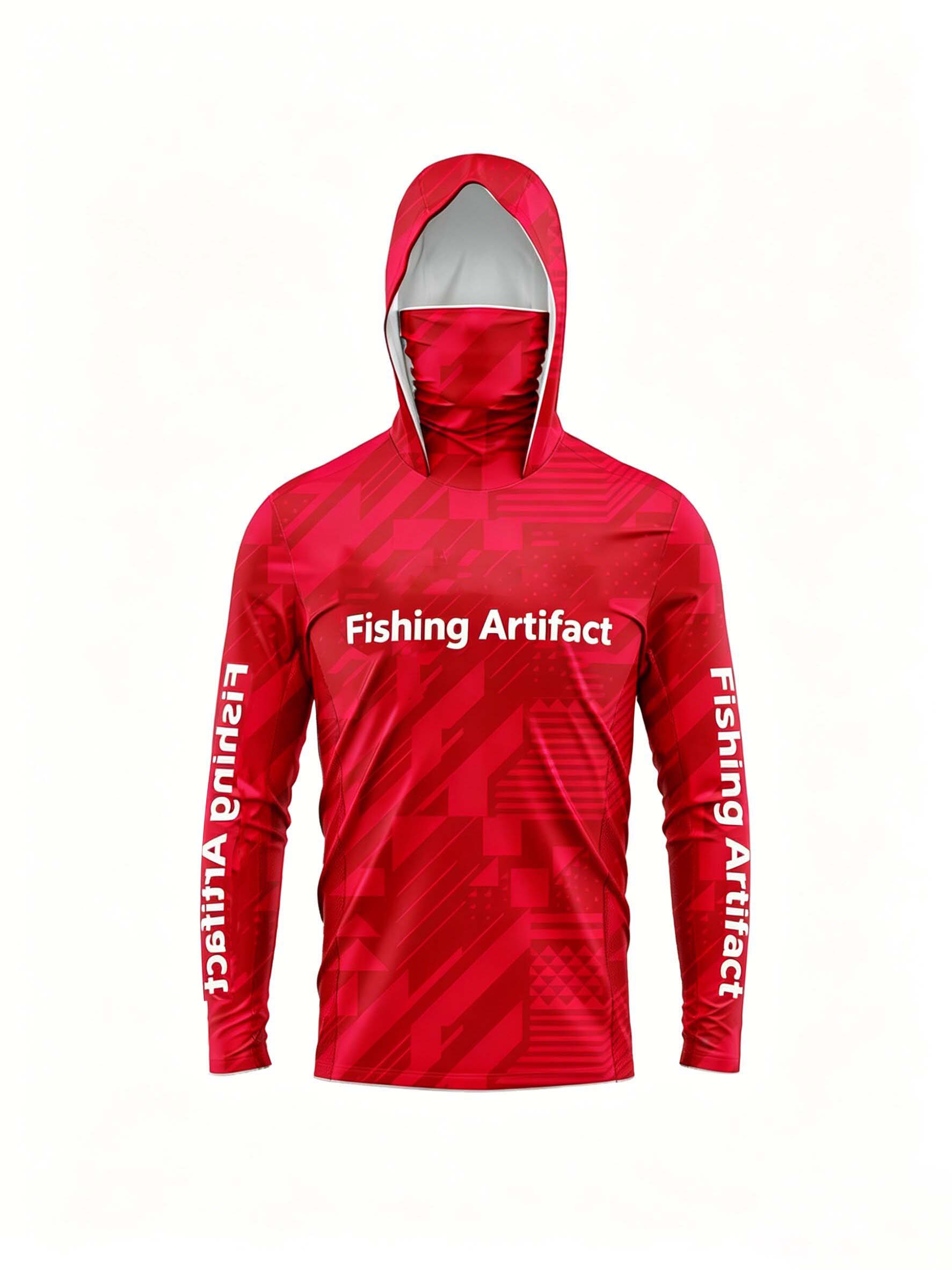 メンズ用、夏の釣り用パーカー。長袖でマスク付き。通気性が良く - Fishing Mask Sun Protection のレビューと価格