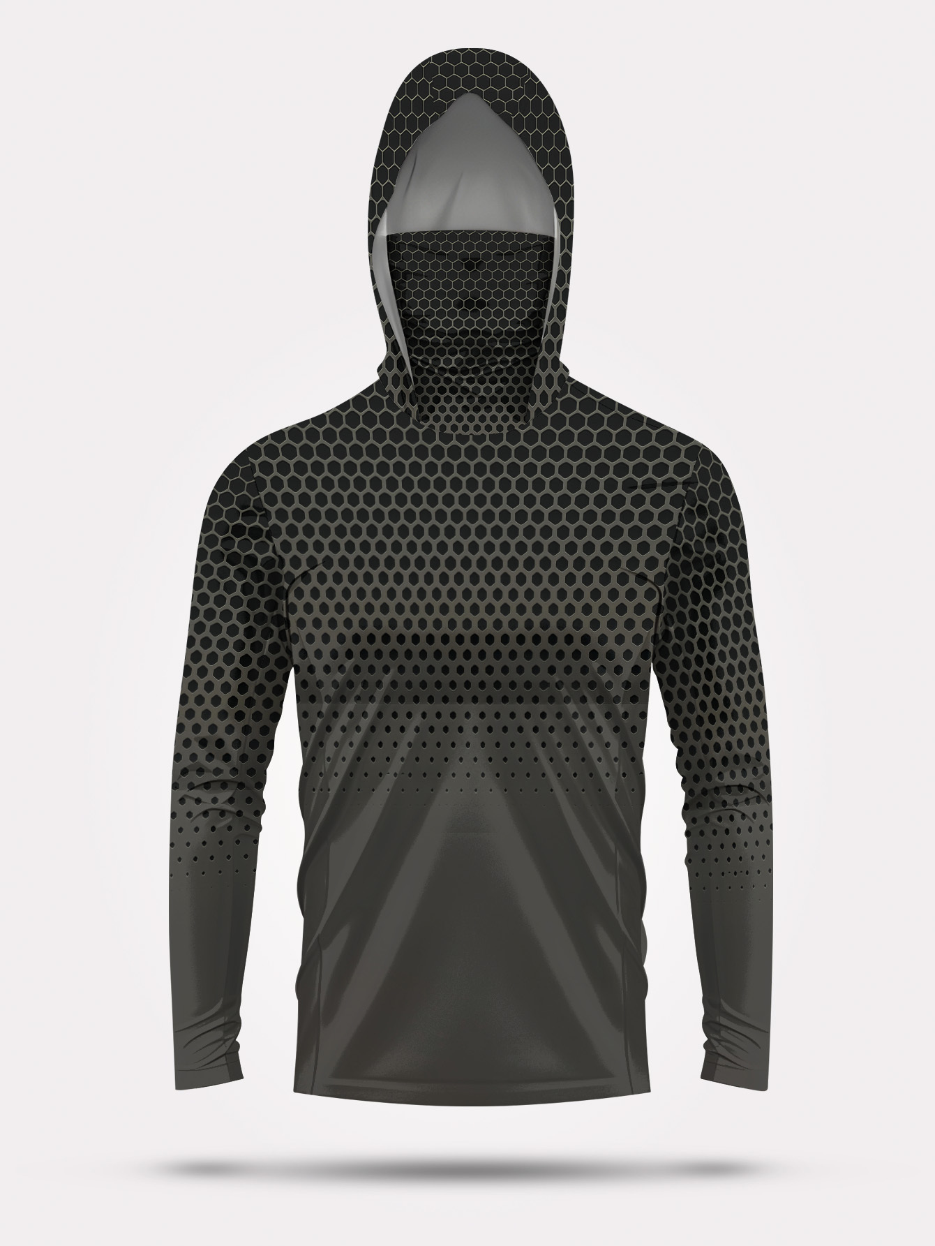 メンズサマーUPF50+フィッシングフーディー、フェイスマス - Fishing Mask Sun Protection のレビューと価格