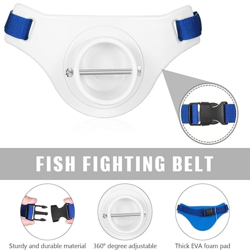 360 °   調整可能な釣り竿ベルトアシストタックル省力釣 - Fishing Belt のレビューと価格