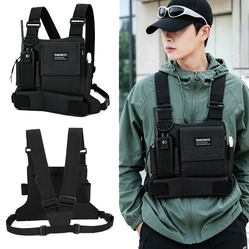 2026年新作 ユニセックス チェストバッグ 多機能チェスト - Fishing Vest のレビューと価格
