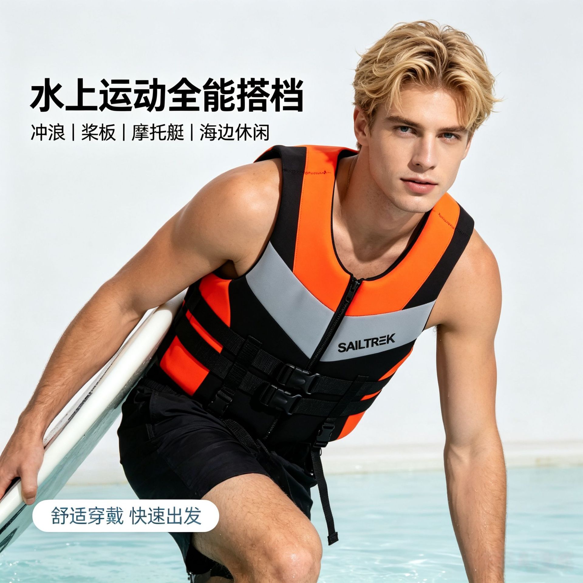 超浮力ジャケット ライフジャケット 水泳 モーターボート 衝 - Fishing Vest のレビューと価格