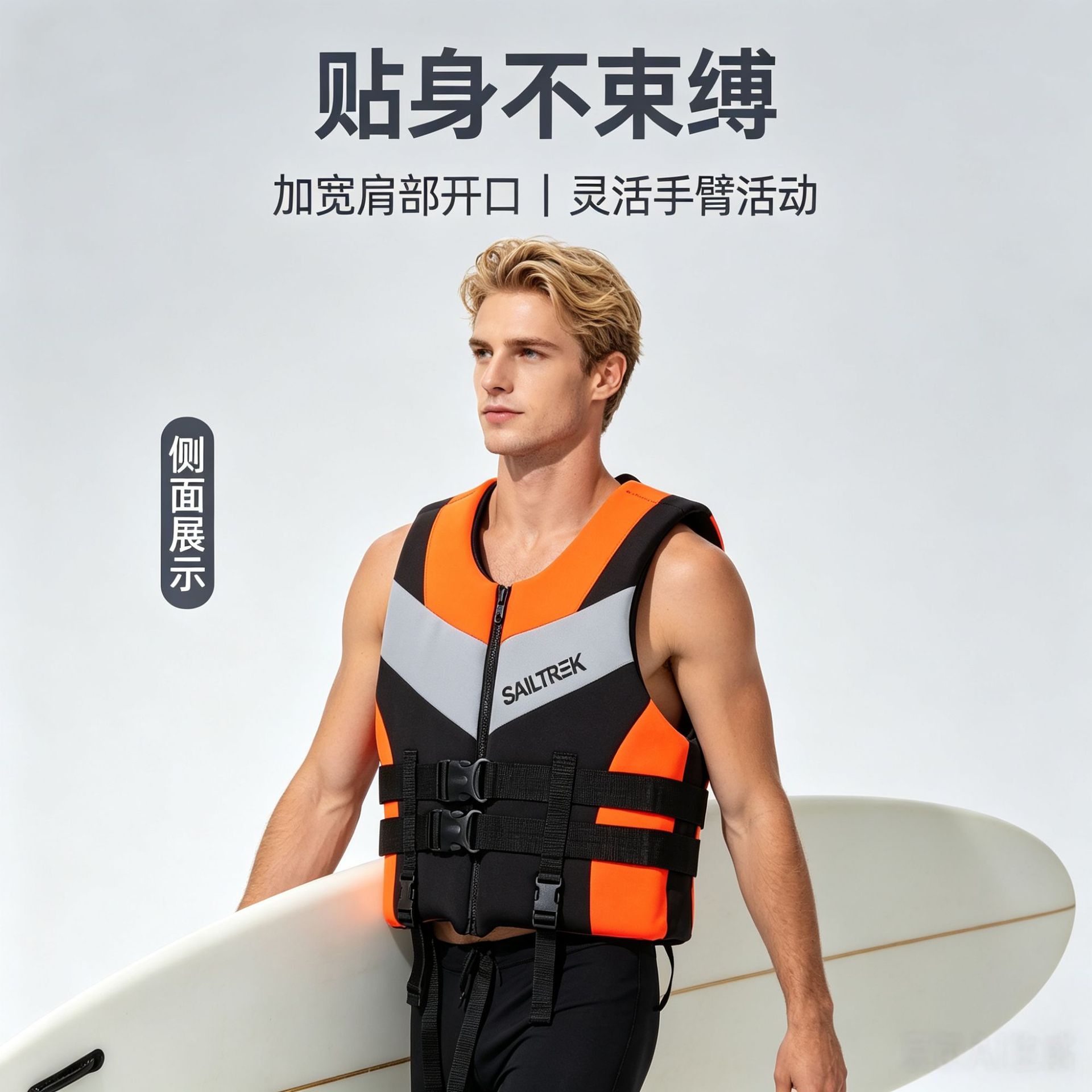 超浮力ジャケット ライフジャケット 水泳 モーターボート 衝 - Fishing Vest のレビューと価格